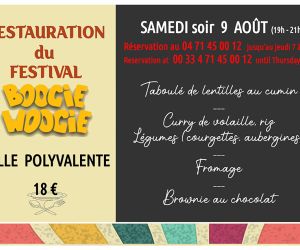 Menu du Samedi 9 Août 2025