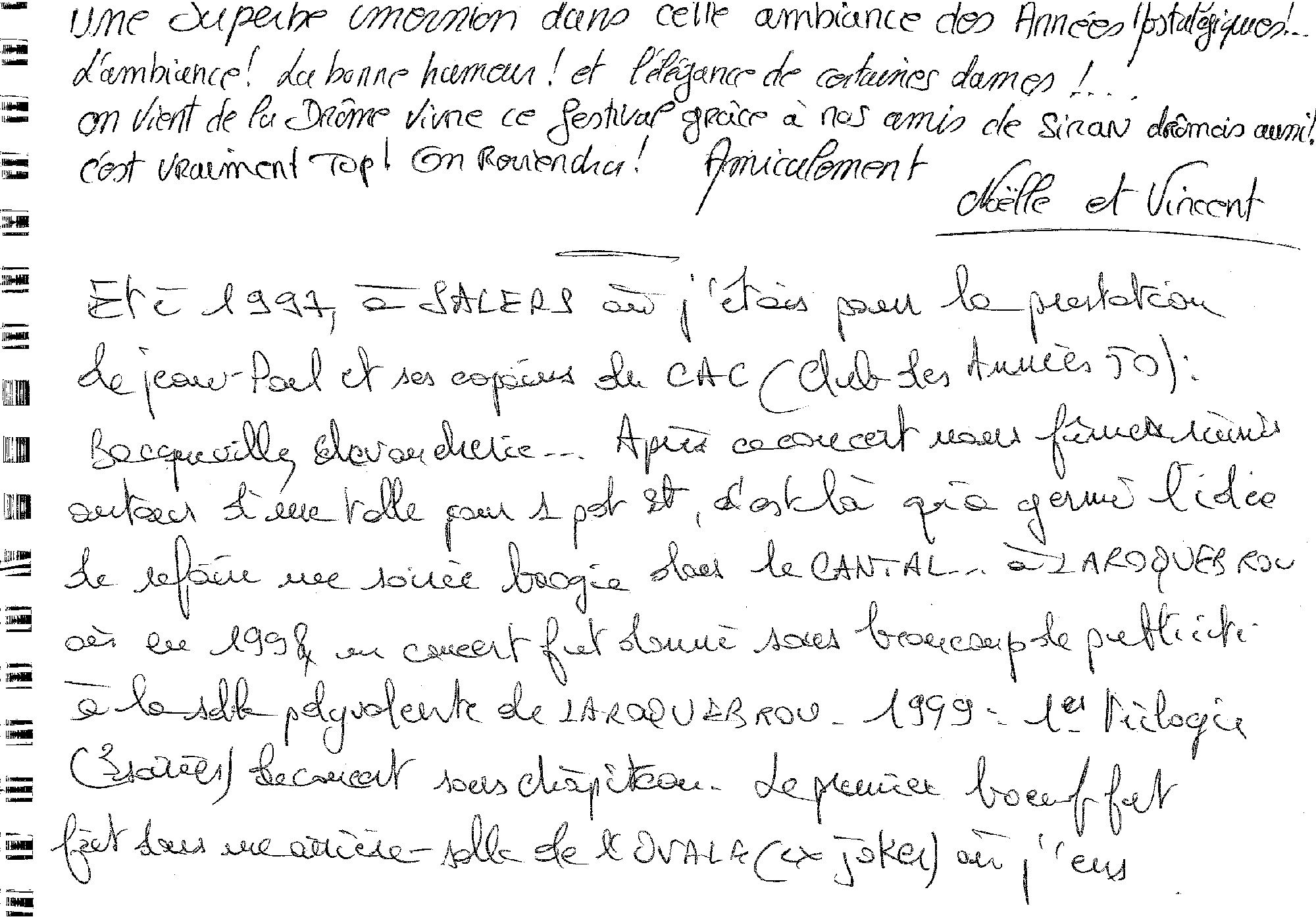 Festival du Boogie-Woogie à Laroquebrou - Livre D'or 2025