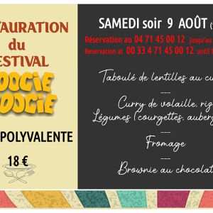 Menu du Samedi 9 Août 2025