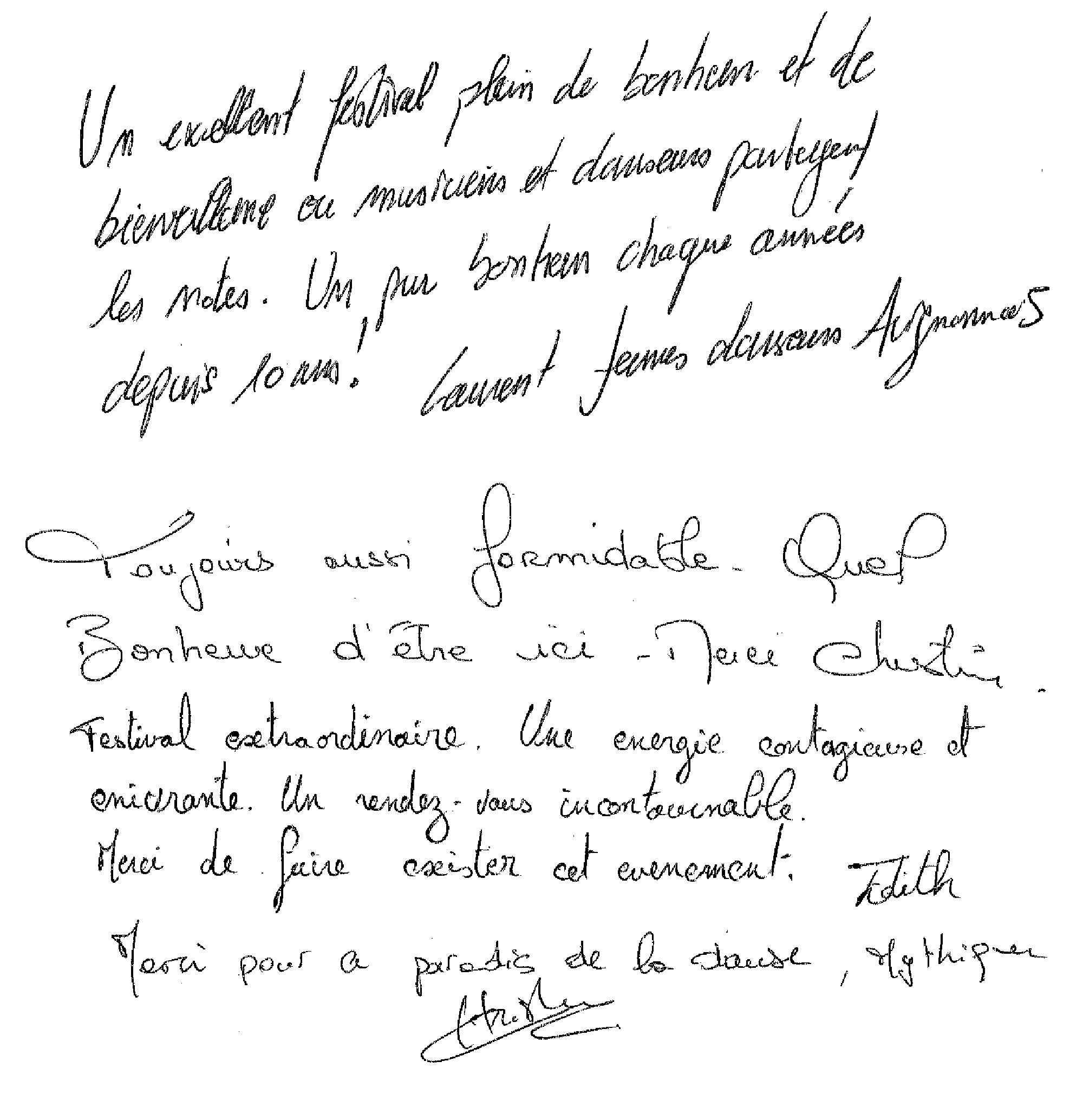 Festival du Boogie-Woogie à Laroquebrou - Livre D'or 2025